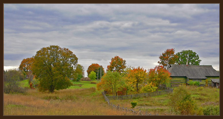 photo "In the autumn in village #5" tags: landscape, autumn