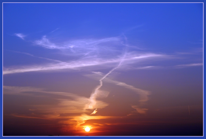 photo "Heavenly patterns" tags: landscape, clouds, sunset