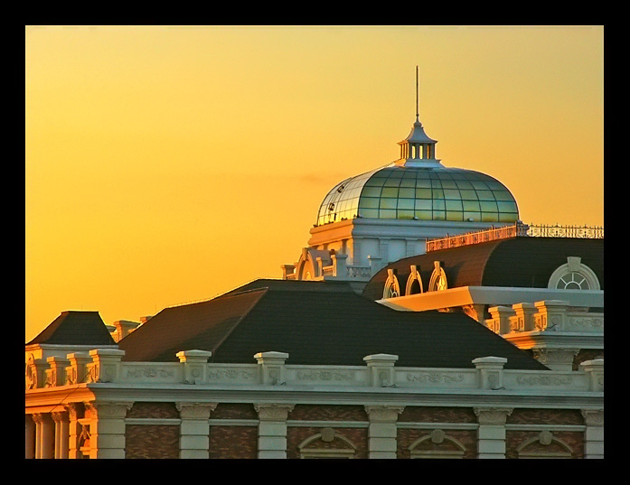 photo "shine for ever" tags: landscape, architecture, sunset