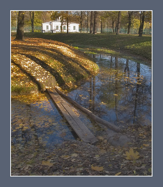 photo "Autumn crossing" tags: landscape, autumn