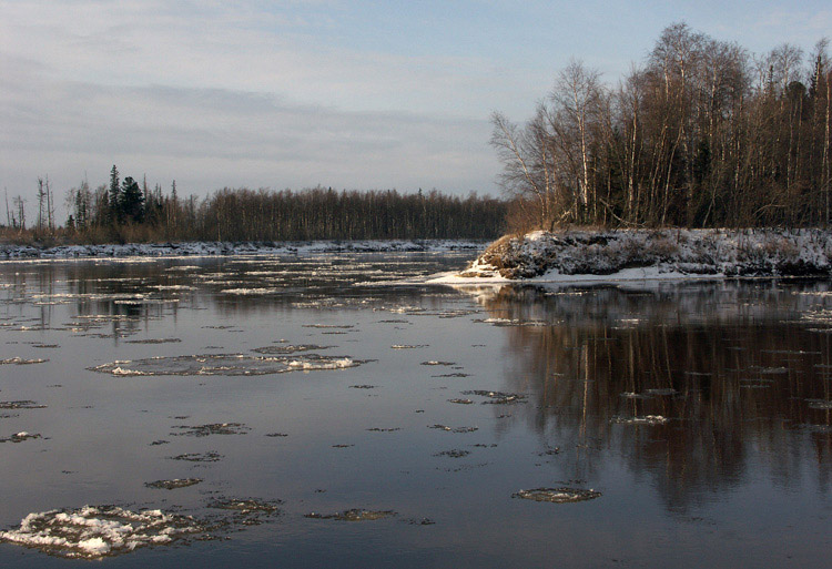 фото "Зимний дебют" метки: пейзаж, вода, зима