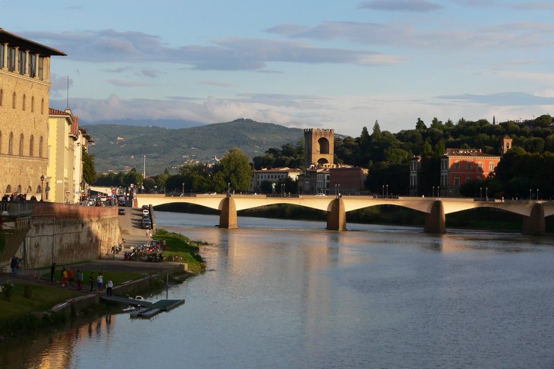 photo "Arno at evening" tags: architecture, travel, landscape, Europe