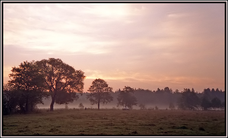 photo "Morning in begin October" tags: landscape, sunset