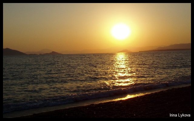 photo "Sunset at Fethiye, Turkey" tags: landscape, sunset, water