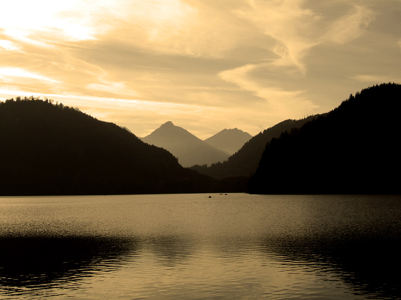 photo "Alpsee" tags: landscape, mountains, water
