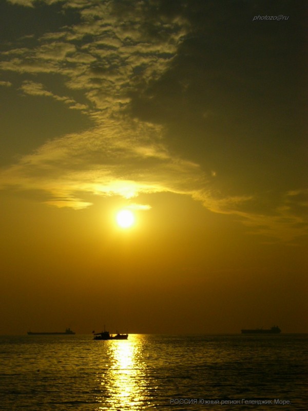 фото "Геленджик - 6" метки: пейзаж, закат