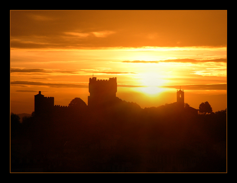 фото "Castle in Fire" метки: архитектура, пейзаж, закат