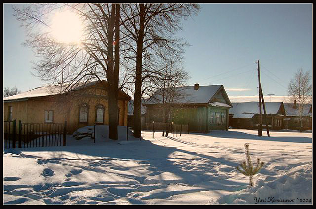 фото "Вот моя деревня" метки: пейзаж, зима