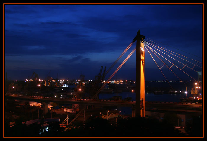 photo "Bridge and night" tags: landscape, architecture, night
