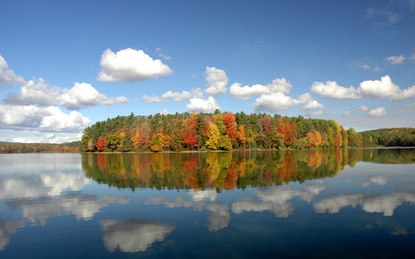 фото "Autumn reflection" метки: пейзаж, осень