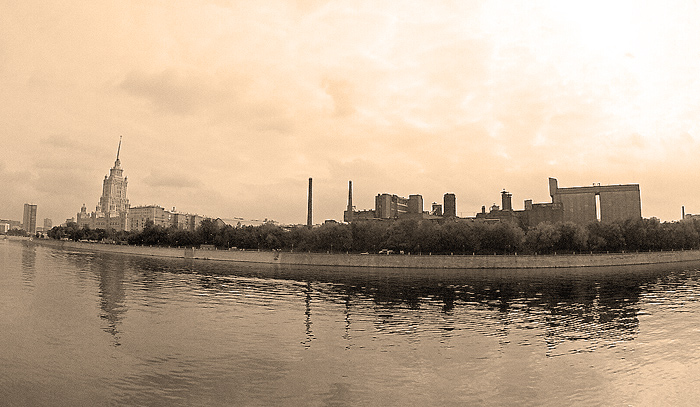 photo "old industry" tags: architecture, black&white, landscape, 