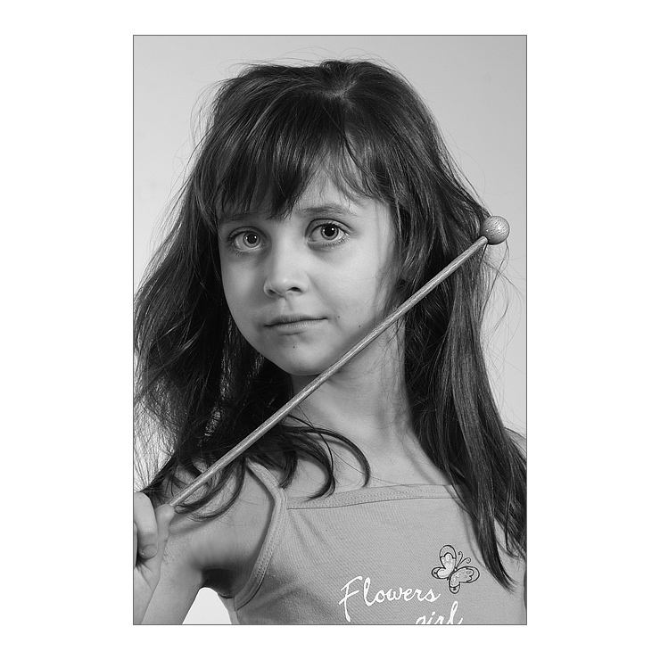 фото "The Little Fairy" метки: черно-белые, портрет, дети