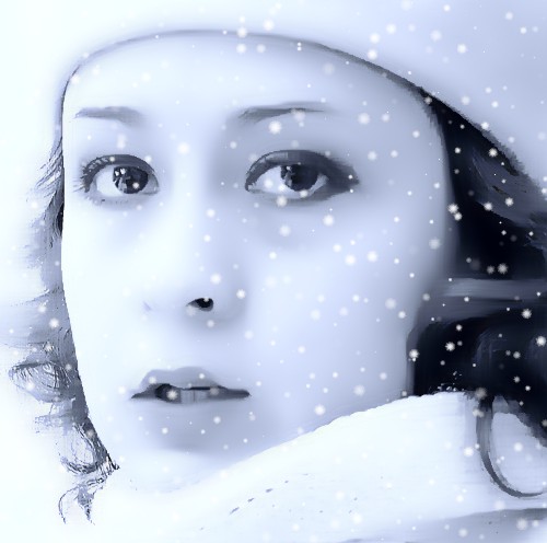 photo "The winter, winter - has begun to whirl, has swept" tags: portrait, misc., woman