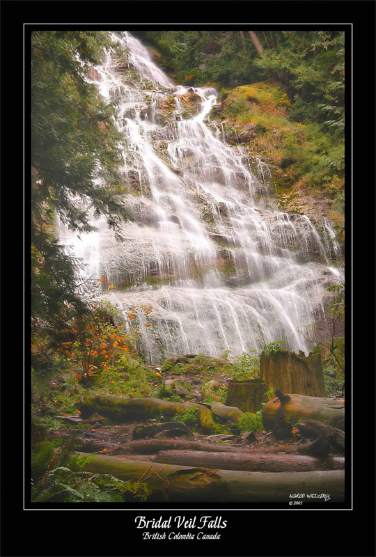 фото "Bridal Veil Falls  BC Canada" метки: пейзаж, вода