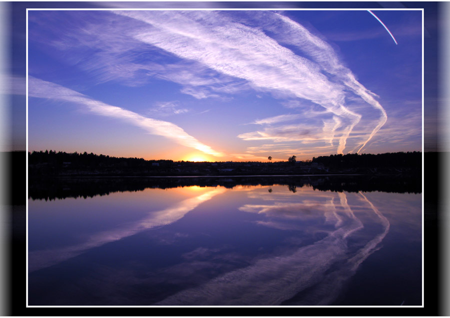 photo "Zigzag" tags: landscape, sunset, water