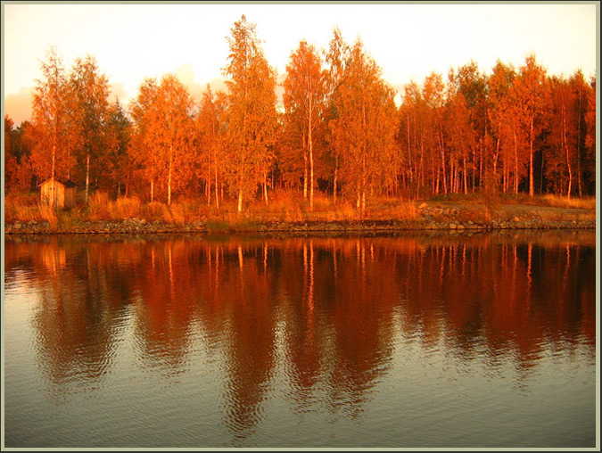 photo "Autumn impression" tags: landscape, autumn, sunset
