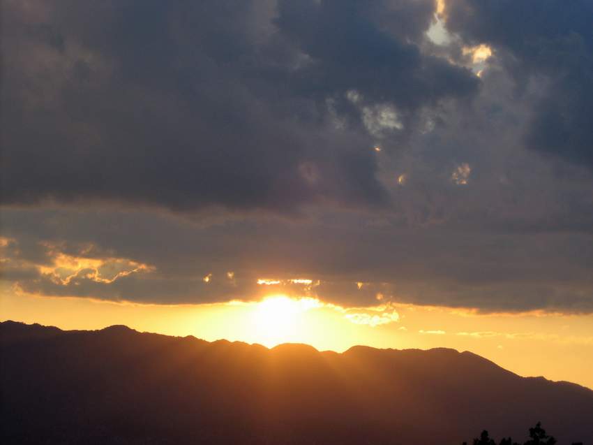 photo "Sunset in the mountains" tags: landscape, mountains