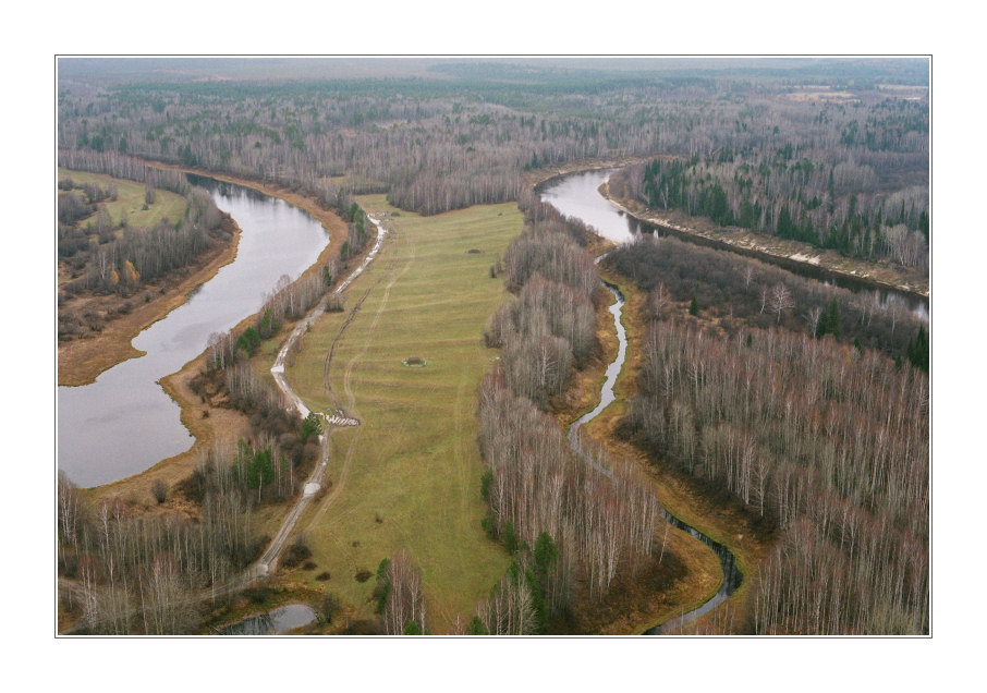 photo "Above Vasugan bogs" tags: landscape, forest, water