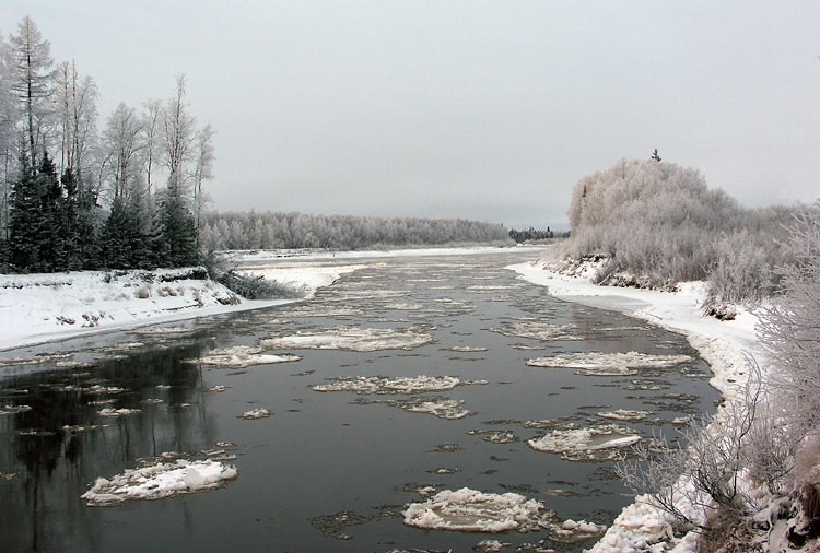 фото "Зимняя река" метки: пейзаж, вода, зима