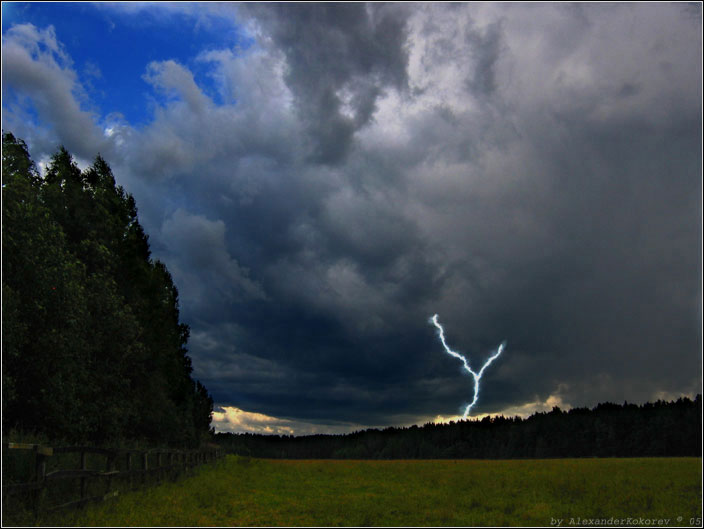photo "Thunder-storm ! ! !" tags: montage, landscape, 