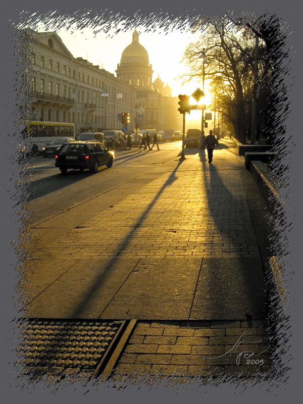 photo "The end of day..." tags: architecture, landscape, sunset