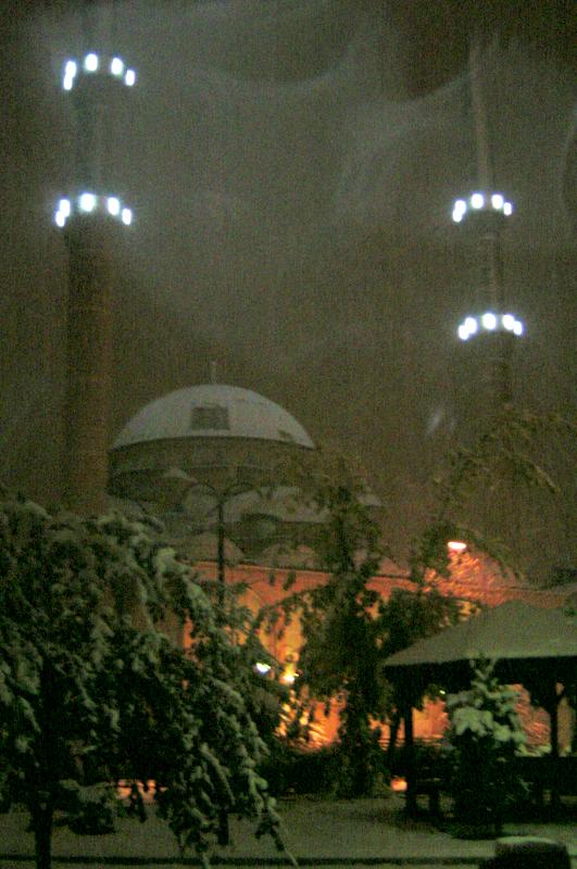 фото "the mosque under the snow" метки: архитектура, пейзаж, 