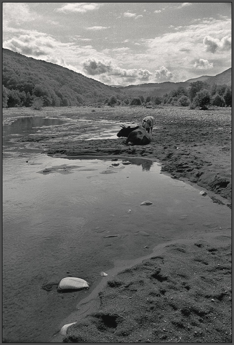 photo "Untitled photo" tags: black&white, landscape, mountains