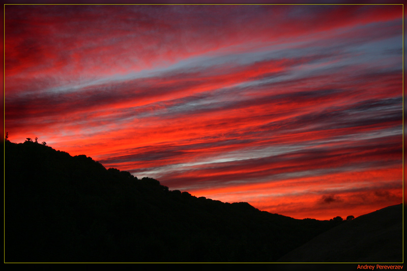 photo "Bloody Sky" tags: landscape, travel, North America, sunset
