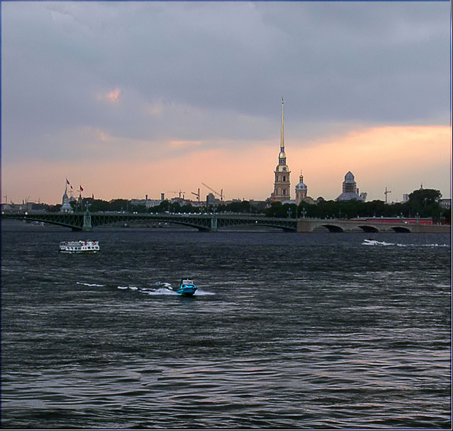 photo "Evening on Neva" tags: architecture, landscape, 