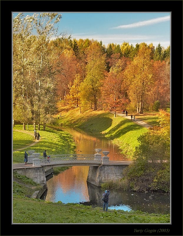 photo "The pig-iron bridge" tags: architecture, landscape, autumn