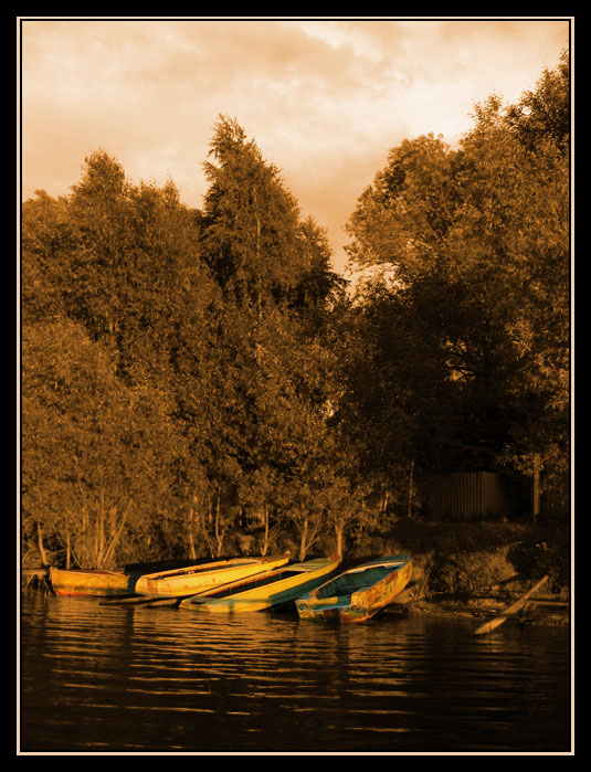 photo "Old mooring" tags: landscape, misc., 