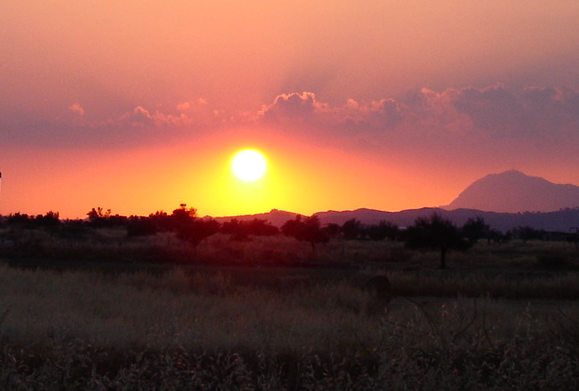 photo "North Cyprus Sunset" tags: landscape, mountains, sunset