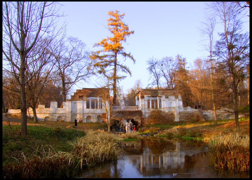 photo "Ruins on sunset" tags: landscape, architecture, 