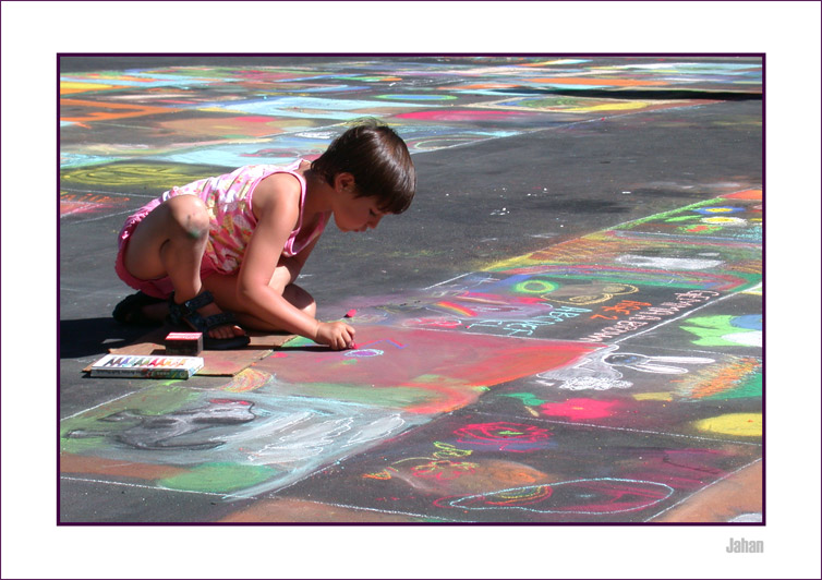 photo "A young artist" tags: portrait, children
