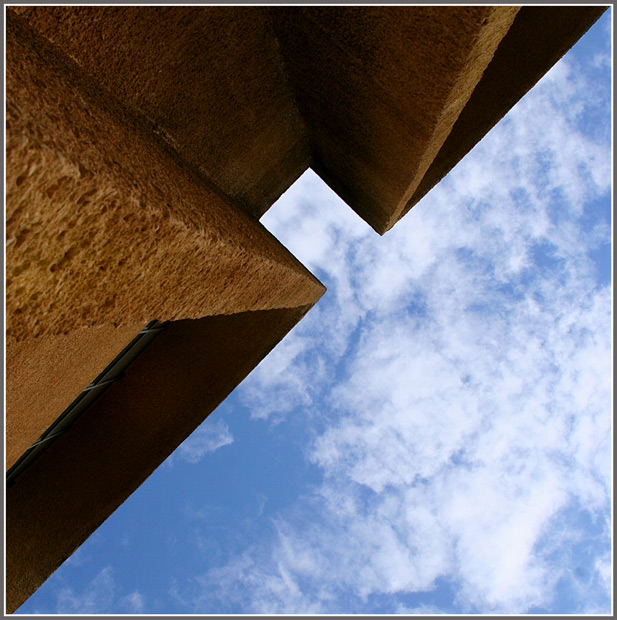 фото "Небесно-бетонный этюд" метки: архитектура, абстракция, пейзаж, 