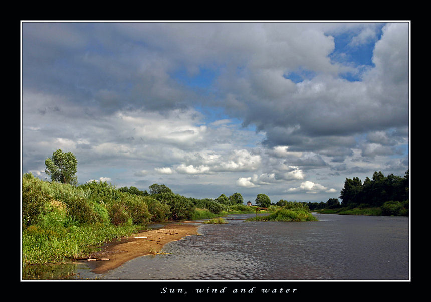 фото "Sun, wind and water" метки: пейзаж, вода, облака