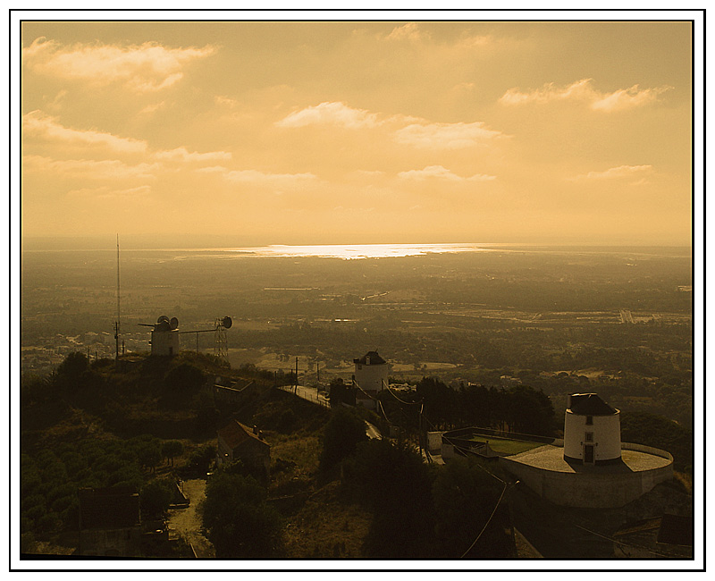 photo "Wind mills without vanes" tags: architecture, landscape, water