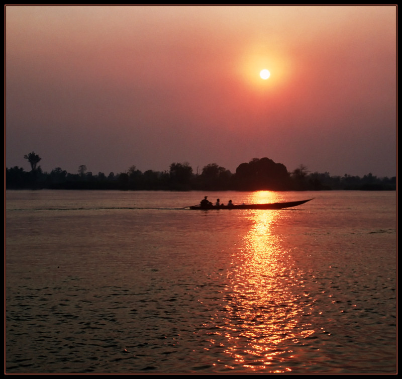 фото "Mekong sunset" метки: пейзаж, путешествия, Азия, закат