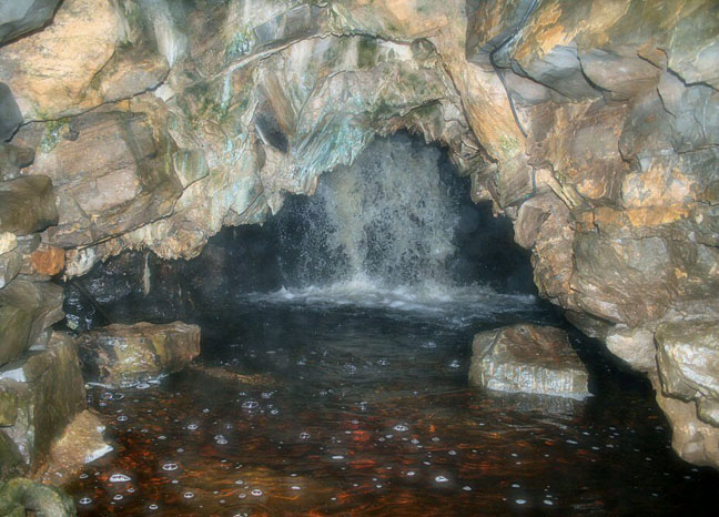 photo "Cave waterfall" tags: travel, landscape, Europe, water