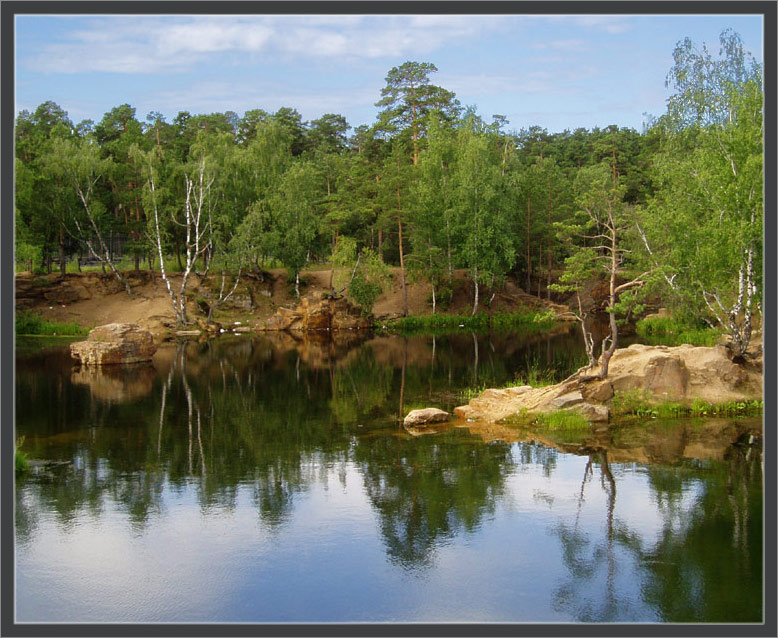 photo "Summer reflection" tags: landscape, summer, water