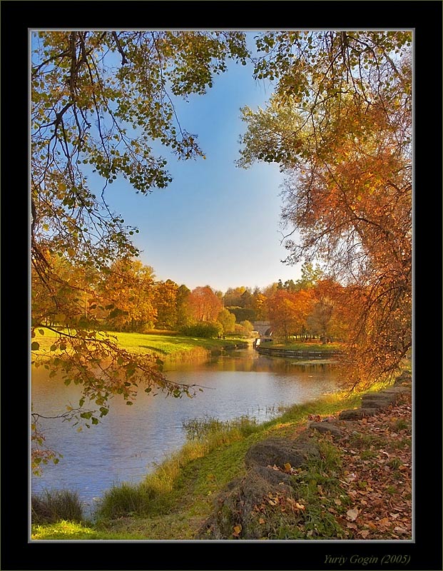 photo "Warmly autumn park #6" tags: landscape, autumn, water