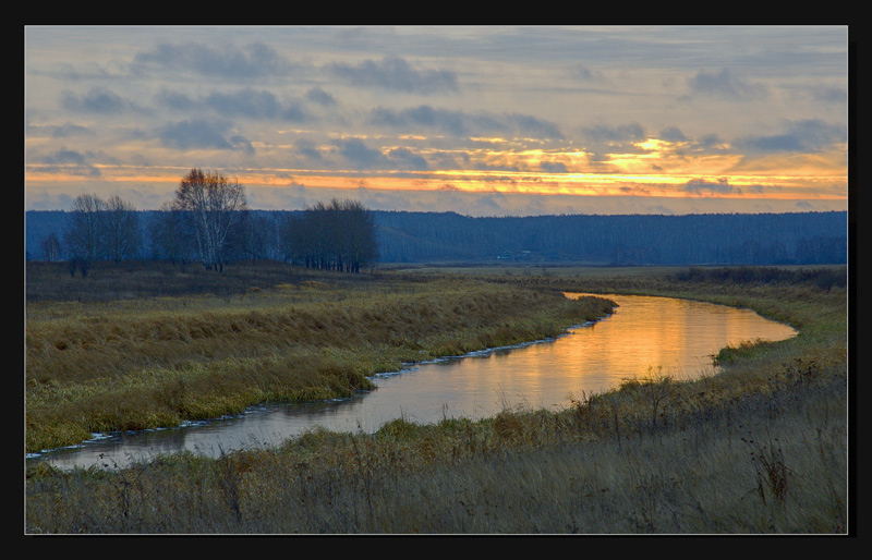 photo "Medium of the november" tags: landscape, autumn, sunset