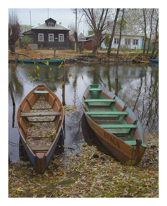 photo "The Fish village has liked us!" tags: landscape, autumn