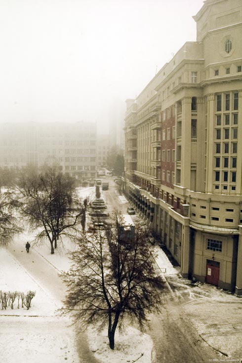photo "The London fog in Novosibirsk" tags: , 