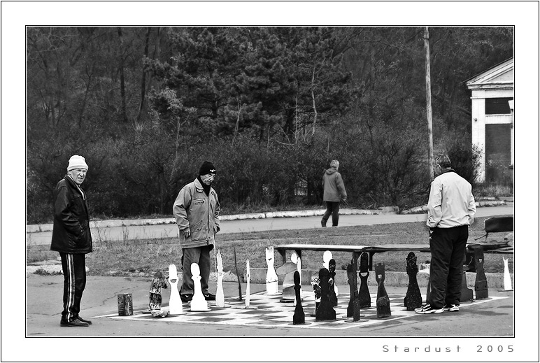 photo "Chess Players of the Fall" tags: reporting, 