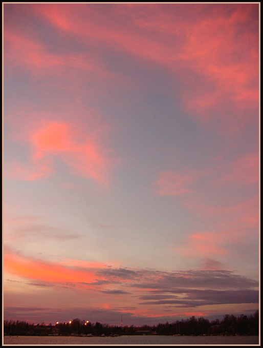 photo "Colourful sunset" tags: landscape, autumn, sunset