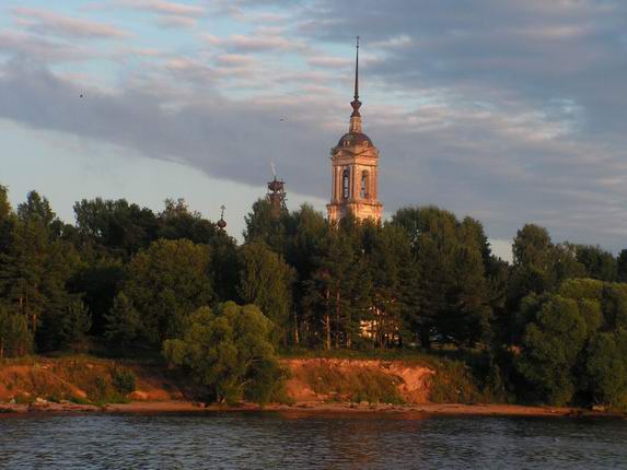 фото "На закате. Волга." метки: архитектура, пейзаж, 