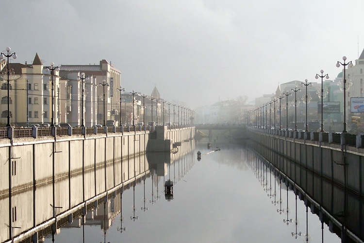 photo "City. The fog" tags: architecture, landscape, 