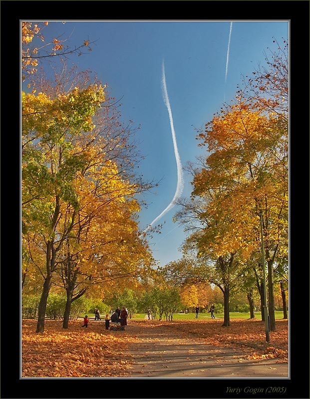фото "Тепло осеннего парка #7" метки: пейзаж, лес, осень