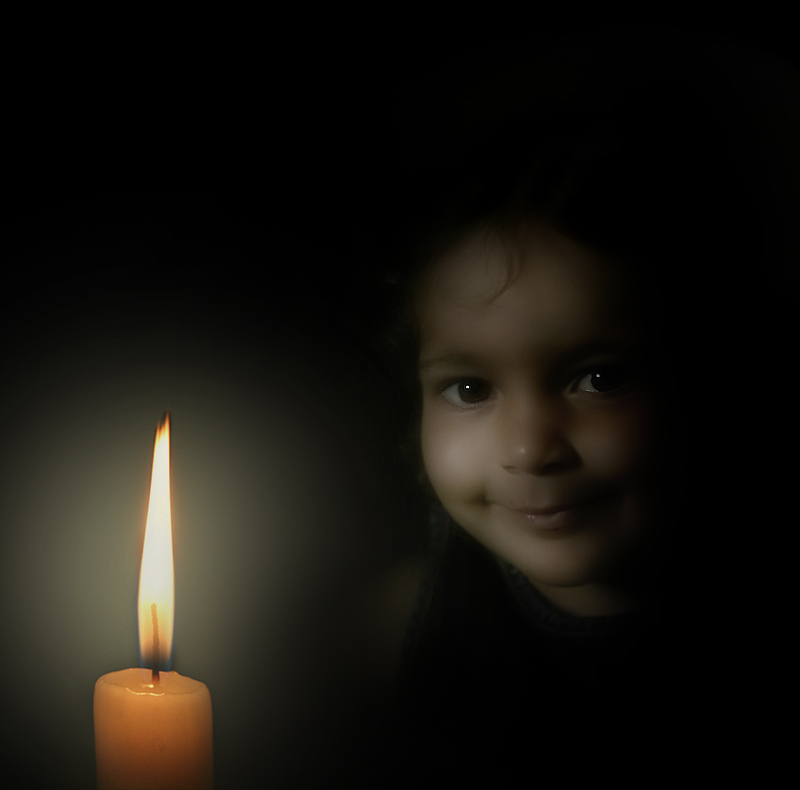 photo "the light of the candle..." tags: portrait, technics, 